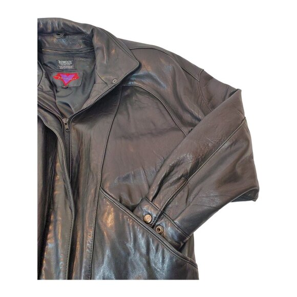 Women's Verducci Leather Thermolite Coat Jacket. Removable Lining. Large - Picture 5 of 13